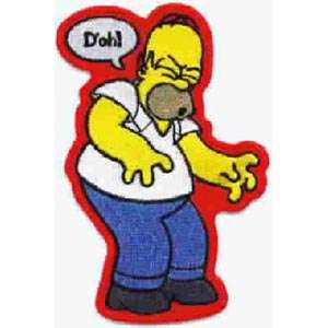 Simpsons Homer Simpson Figure Saying Doh! Patch  