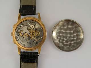 ZEDON SWISS Good Working Chronograph Watch Rare Antique Vintage Case 