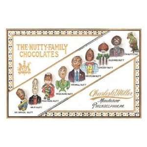   By Buyenlarge The Nutty Family Chocolates 20x30 poster