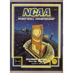  1986 NCAA Final Four program Louisville Duke Everything 