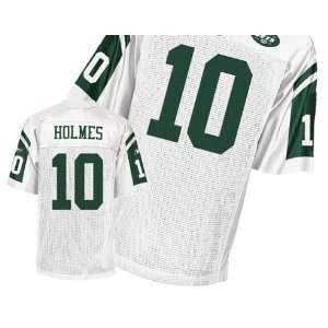 New York Jets 10# Holmes White NFL Jerseys Authentic Football Jersey 