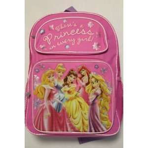    Disneys Princess School 14 Backpack Bag  Rapunzel: Toys & Games