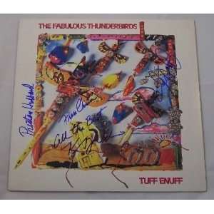 The Fabulous Thunderbirds   Tuff Enough   Hand Signed Autographed 