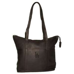   Los Angeles Dodgers Leather Womens Tote Color Black 