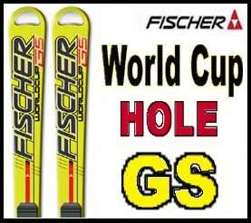 08 09 Fischer RC4 World Cup GS Skis Scratch and Dent Speical 183cm 