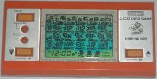 Gakken LCD Card Game Jumping Boy Game & Watch Japan  