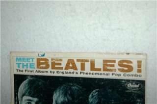 BEATLES Capitol USA Label T 2047 Vinyl Album Meet The Beatles  
