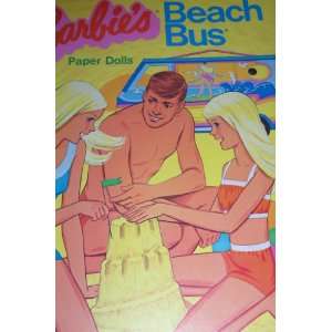  Barbies Beach Bus Paper Dolls Whitman Books