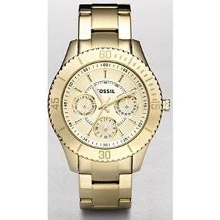  Fossil Womens ES2683 Gold Tone Stainless Steel Bracelet 