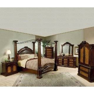 Montecito II Eastern King Bedroom 5PC Set: Includes King Size Bed 