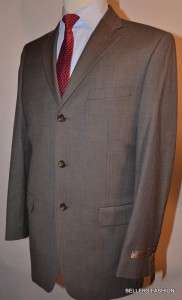  NWT JONES NEW YORK COLLECTION 100% WOOL TAN SUIT SIZE 40S W33.5  