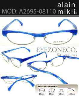 EyezoneCo ALAIN Mikli Eyeglass アランミクリ Frame 2695 08110 