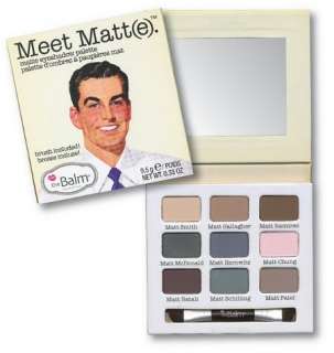 The Balm Meet Matte Eyeshadow Palette 9 shadows NIB  