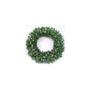   Cheyenne Pine Commercial Christmas Wreath   Clear Dur: Home & Kitchen