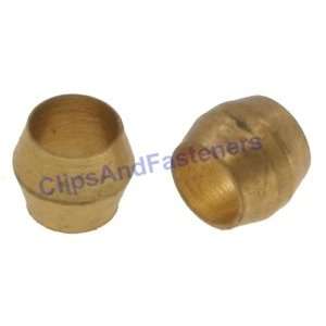  25 Brass Compression Fitting Sleeves 3/16 Automotive