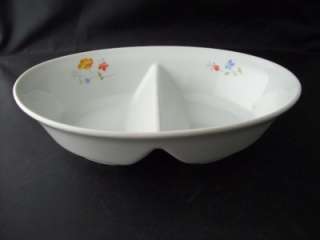 Lovely Porcelain Hearthside Bake N Serve Divided Bowl  