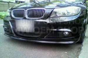 PAINTED BMW E90 3D STYLE ADD ON FRONT LIP SPOILER 05 08  