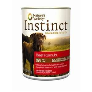   Instinct Grain Free Beef Canned Dog Food 13.2Oz Case Of 12 Canned Food