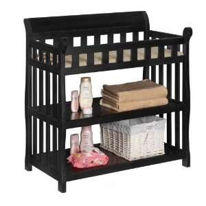  Delta Eclipse Changing Table, Black Cherry Baby