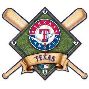 MLB Texas Rangers Clock   High Definition  Sports 
