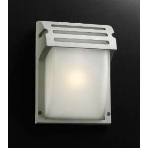  PLC Lighting Moser Outdoor Fixture in Silver Finish   3607/CFL 