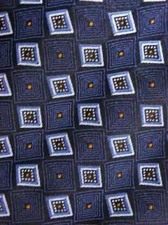 Louis Unique 100% Silk Pattern Navy Blue Necktie a702  