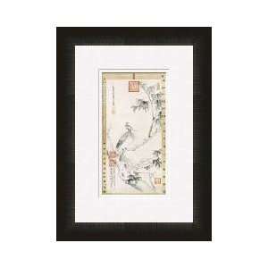  A Phoenix Standing On A Chinese Parasol Tree Framed Giclee 