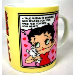 Betty Boop Mug by Bright Ideas   A True Friend Is Someone 