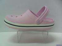   ~ kids Crocband ~ new with tags ~ pink/white ~ size 2 youth  