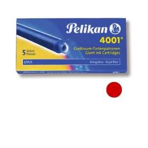  Pelikan Refills Brilliant Red Giant Fountain Pen Cartridge 