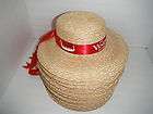 NEW laichow straw VENETIAN BOATER 10 HAT LOT SMALL