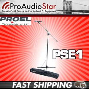 Proel PSE2 Mic and Stand Kit Dynamic Microphone Boom PROAUDIOSTAR 
