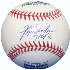  Fergie Jenkins Autographed Baseball   HOF IRONCLAD 