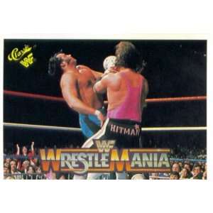 History of WrestleMania Wrestling Card #88  Bret Hart vs. Honky Tonk 
