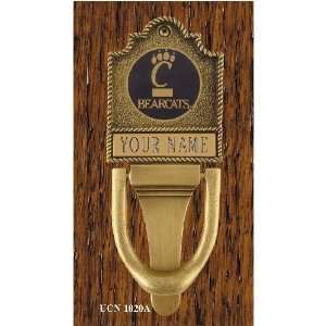   Cincinnati Bearcats Personalized Brass Door Knocker