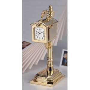 Bulova Miniature Mailbox Classic Home Collection Clock B0411  