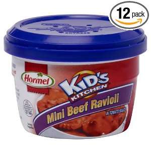 Kids Kitchen Microwave Cup Mini Ravioli, 7.5 Ounce (Pack of 12 