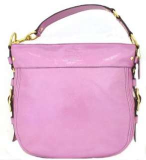  Coach Zoe Large Pink Patent Leather Shoulder Bag   12776 
