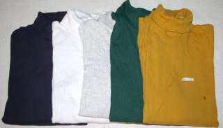   Gap Long Sleeve Ribbed Turtleneck Shirt choose your favorite  