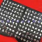   jewely lots 108pairs high quality stainless steel earring MIX LOT