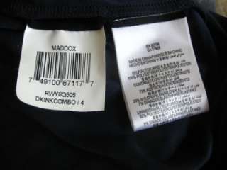 BCBG MAX AZRIA MADDOX CUTOUT COCKTAIL DRESS COLOR BLOCKED Sunburst 