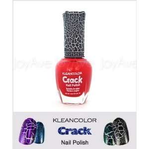  Kleancolor Crack Crackle Shatter Nail Polish   Red Beauty