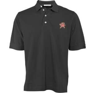   & Buck Maryland Terrapins Black Tournament Polo: Sports & Outdoors
