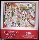 CHRISTMAS MARKET SQUARE 550 PIECE JIGSAW PUZZLE BY GIBSON R 89