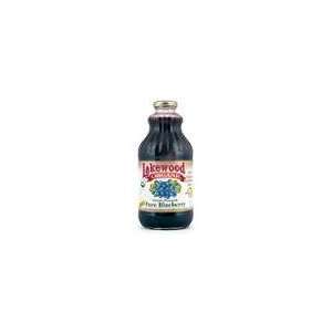 Lakewood Blueberry, Pure, 32 Ounce (Pack of 12)  Grocery 