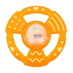  Piyo Piyo Dual color Teething Ring with Container Case 