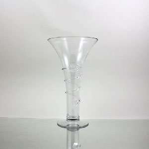  7.5 x 13 Clear Flaired Trumpet Vase   Case of 6