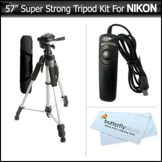 57 Inch Tripod Kit For Nikon D3100 D5000 D7000 D90 DSLR  