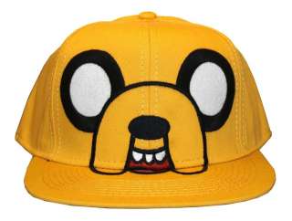 Adventure Time Jake Face Adult Adjustable Flat Bill Hat  