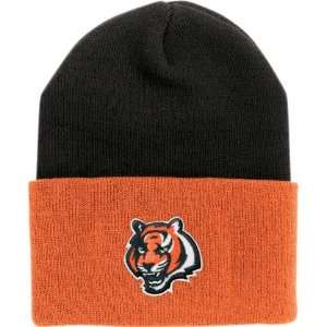 Cincinnati Bengals Reebok Basic Logo Cuffed Knit Hat:  